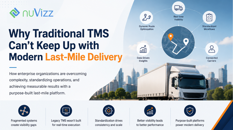 Why Last-Mile Delivery Became So Complex—and Why Traditional TMS Platforms Are Falling Behind